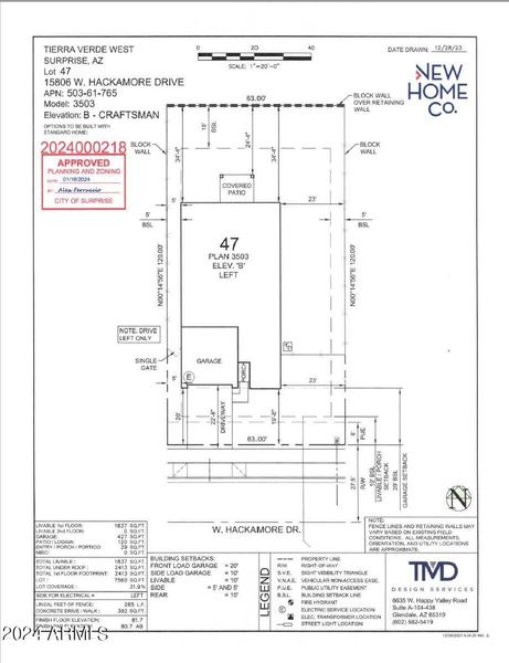 Plot Plan - Lot 47