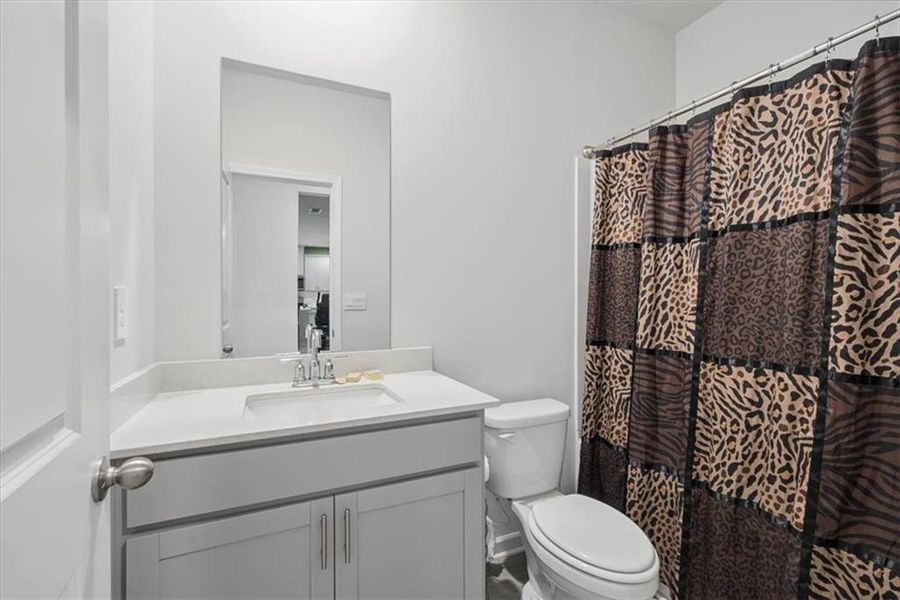 Furnished interior view inside a new home in Creekside at Oxford Park, Fairburn (Image 19).