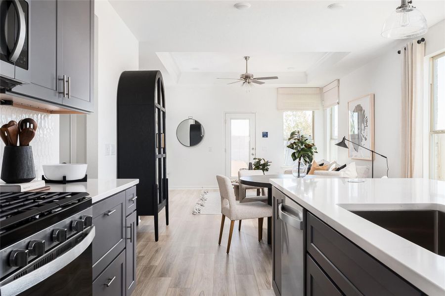 MODEL HOME images may NOT be consistent with the finished product.