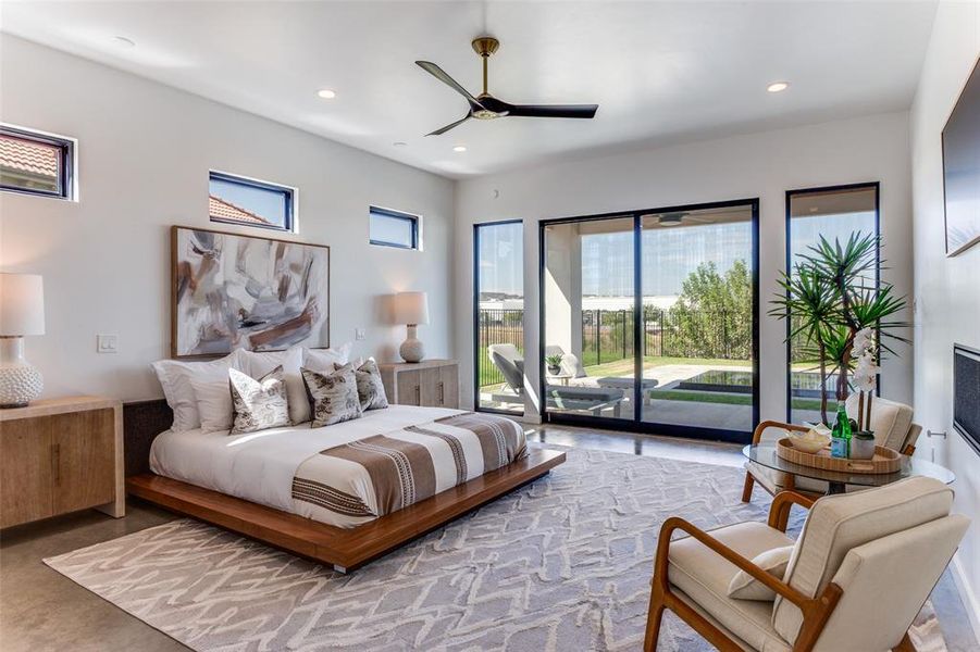 Furnished interior view inside a new home in , Aledo (Image 10).
