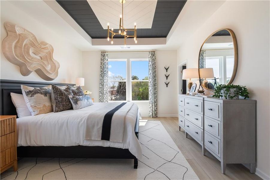Furnished interior view inside a new home in Silverock, McDonough (Image 4).