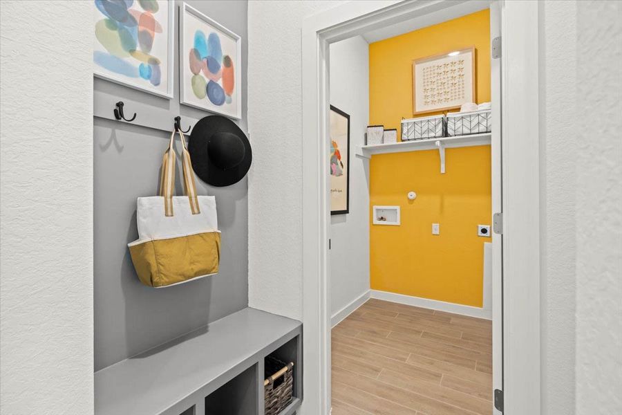 Furnished interior view inside a new home in Meyer Ranch, New Braunfels (Image 32).