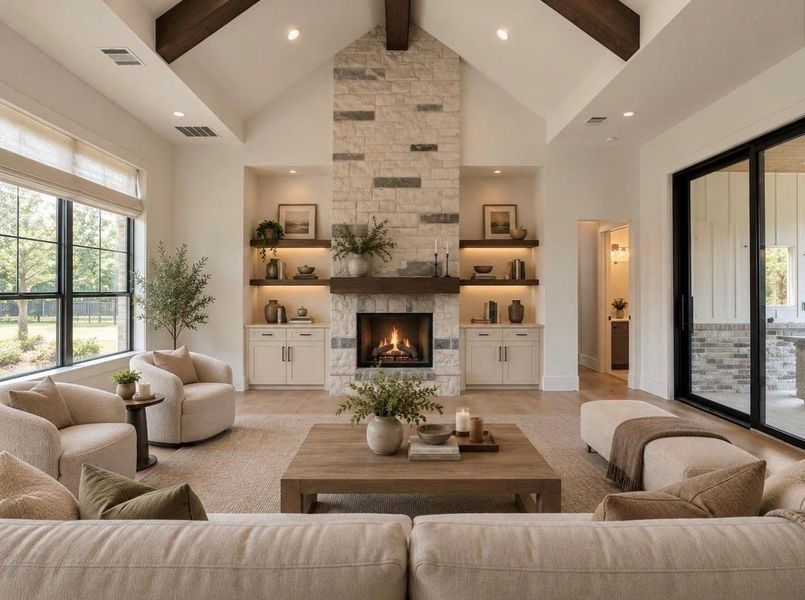 Furnished interior view inside a new home in , Montgomery (Image 6).