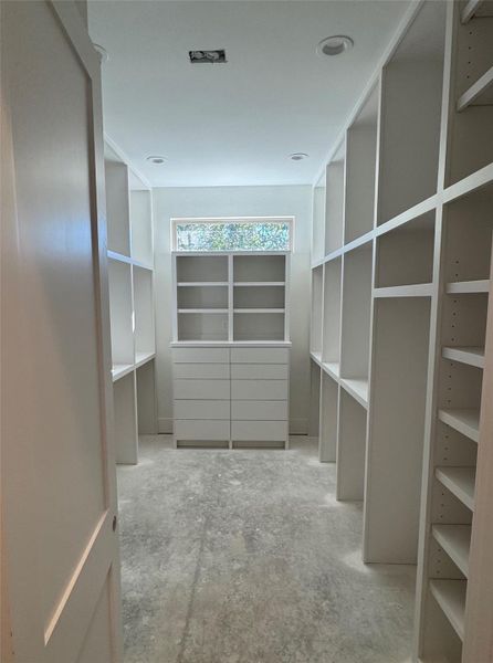 Primary closetConstruction as of 10/30/25 Primary closetConstruction as of 10/30/25