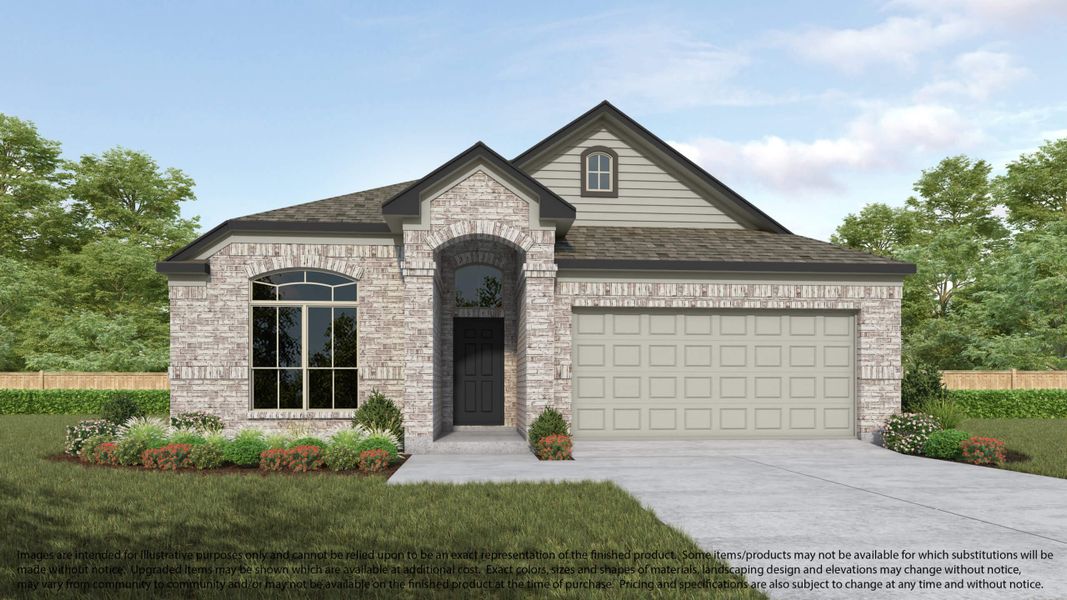 Representative exterior photo of a completed home built from the 546 by Long Lake Ltd. in Telge Ranch, Cypress, TX (Image 7). Representative exterior photo of a completed home built from the 546 by Long Lake Ltd. in Telge Ranch, Cypress, TX (Image 7).