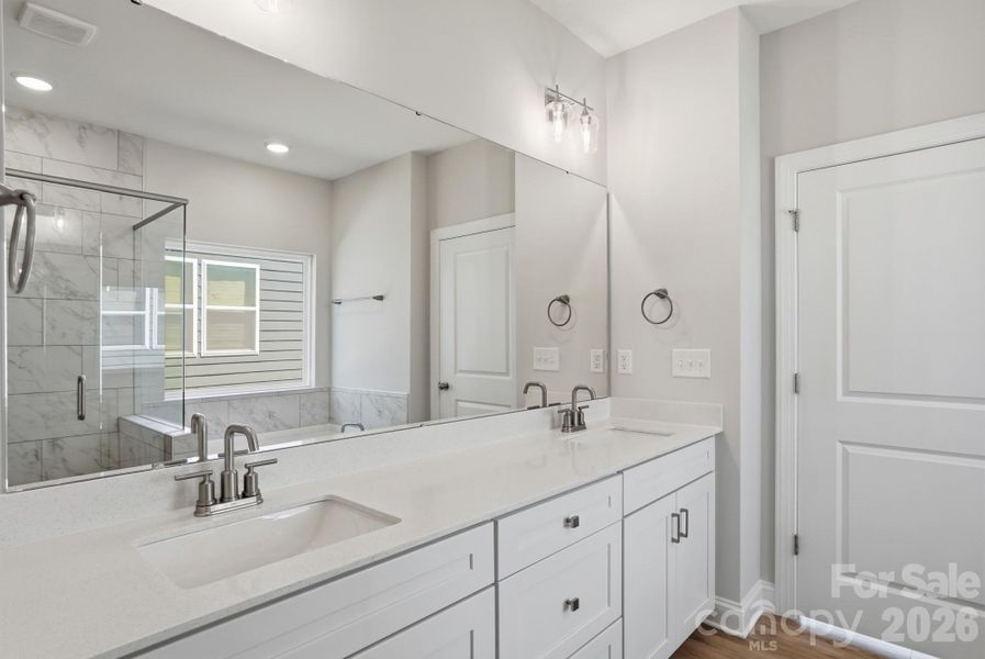Primary Bath with dual sinks