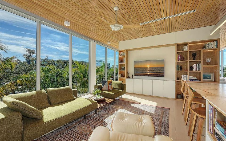Exterior details and patio area of a home in , Sarasota (Image 23).