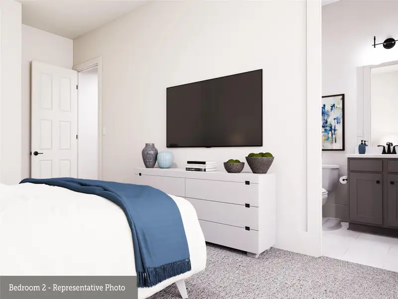 REPRESENTATIVE PHOTO: Ensuite bath at bedroom