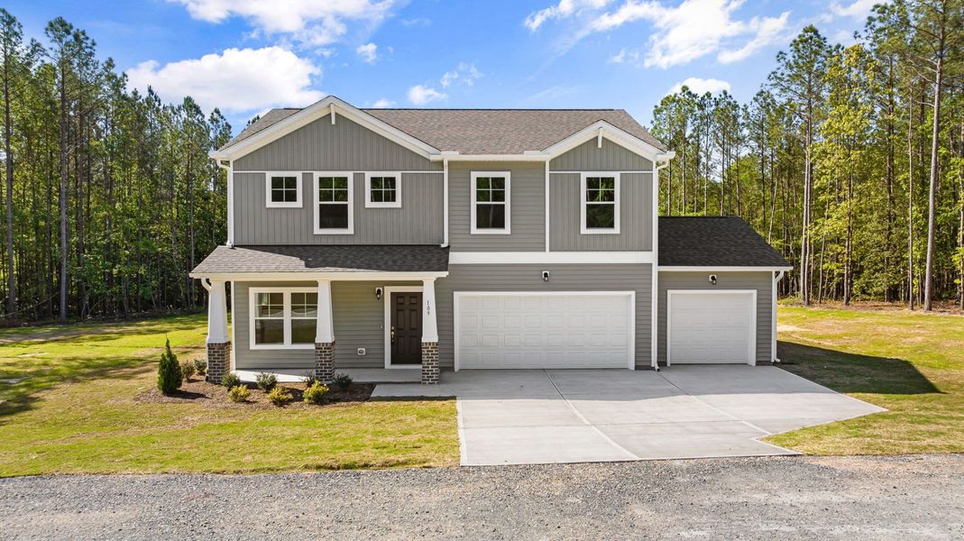 Front exterior of a home in the Oak Meadow community, located in Angier, NC (Image 10). Front exterior of a home in the Oak Meadow community, located in Angier, NC (Image 10).