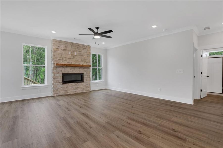 Spacious, unfurnished interior of a new home in , Loganville (Image 44). Spacious, unfurnished interior of a new home in , Loganville (Image 44).