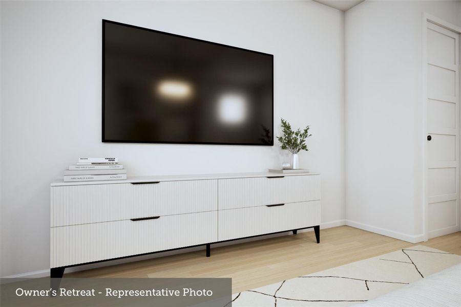 Furnished interior view inside a new home in ARTAVIA - Enclave Collection, Conroe (Image 17).