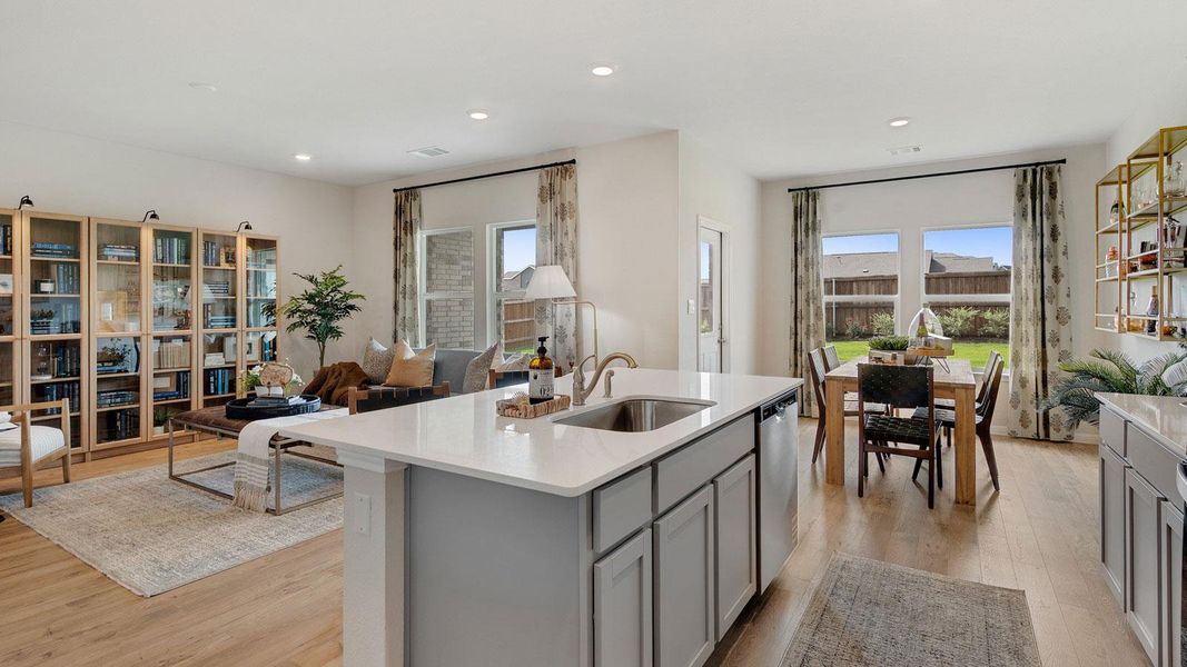 Furnished interior view inside a new home in Thunder Rock, Marble Falls (Image 8).