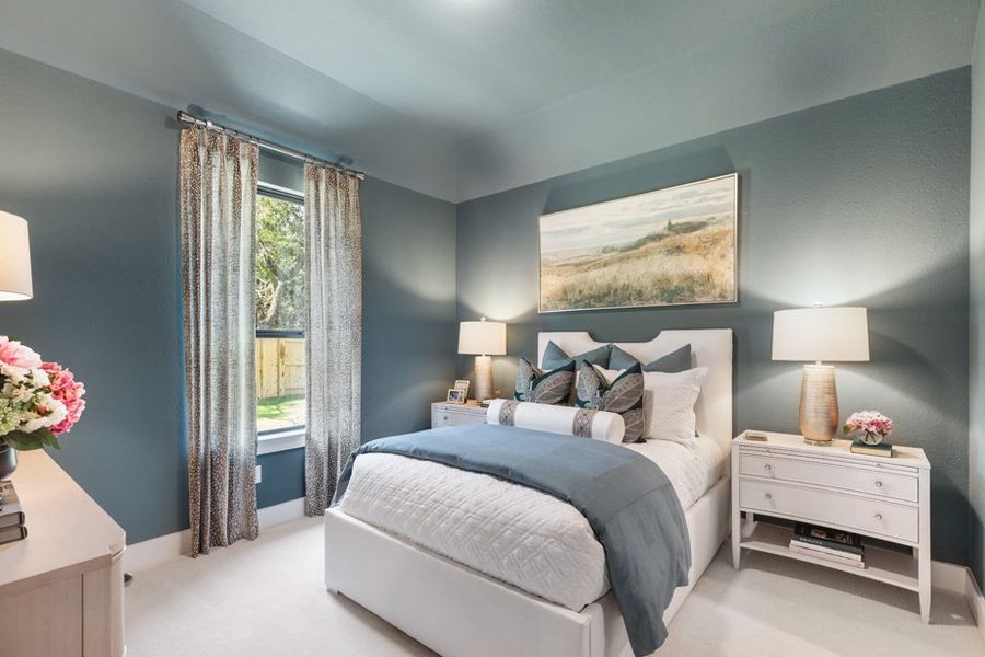 Representative Secondary Bedroom - some options shown
