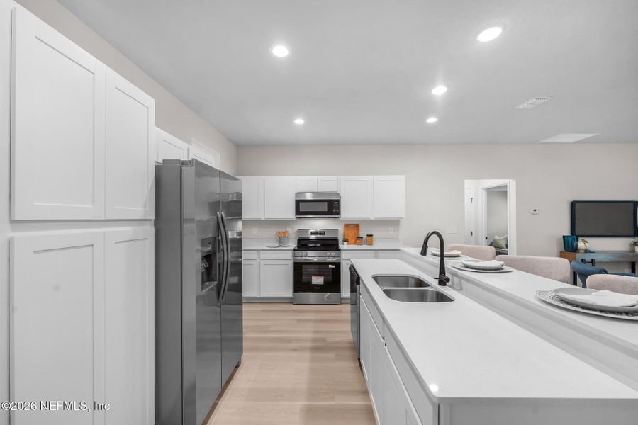 Furnished interior view inside a new home in , Jacksonville (Image 29).