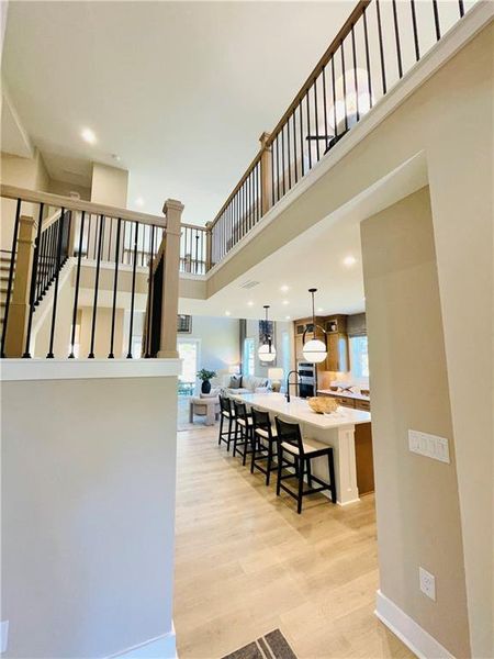 Furnished interior view inside a new home in Hopewell Reserve, Cumming (Image 3). Furnished interior view inside a new home in Hopewell Reserve, Cumming (Image 3).