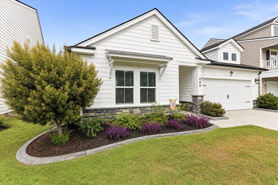 Front exterior of a new home in , Moncks Corner, SC, highlighting curb appeal (Image 27). Front exterior of a new home in , Moncks Corner, SC, highlighting curb appeal (Image 27).