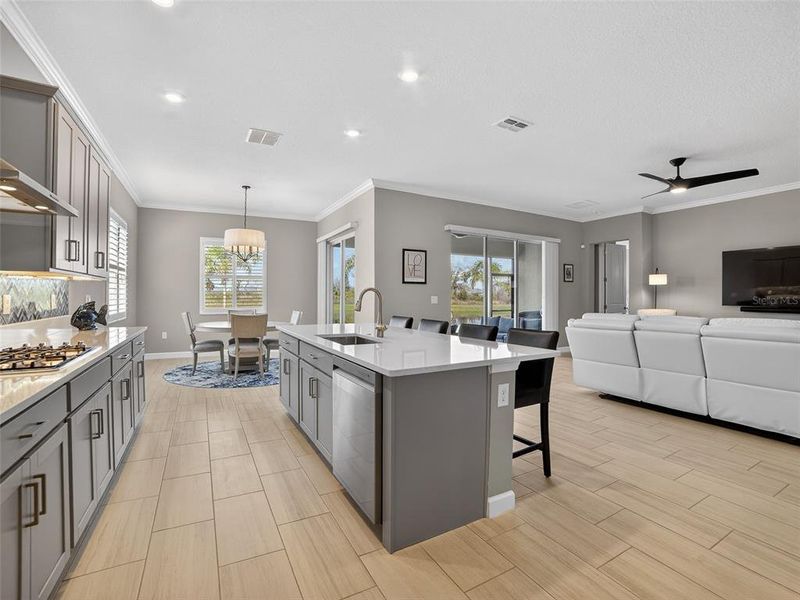 Furnished interior view inside a new home in , Parrish (Image 18).