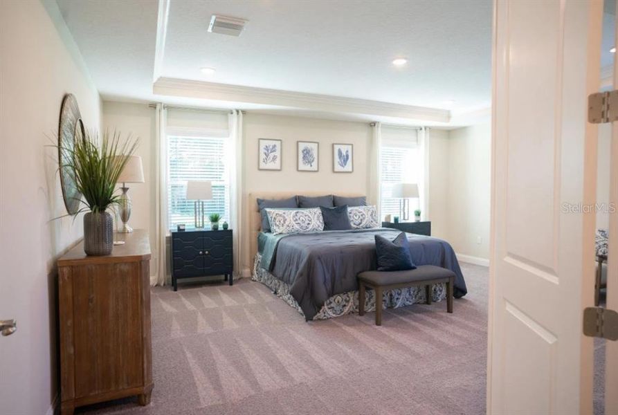 Model home - actual features may vary.