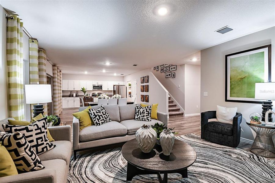 Furnished interior view inside a new home in Two Rivers, Zephyrhills (Image 8).