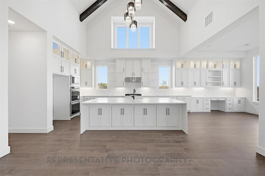 Furnished interior view inside a new home in Mosaic, Prosper (Image 9).