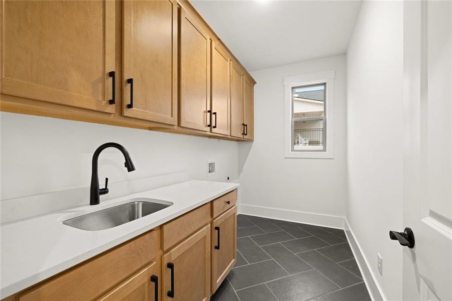 Furnished interior view inside a new home in Soleil Belmont Park, Canton (Image 35).