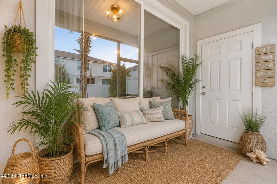 Furnished interior view inside a new home in Ravenswood Village, St. Augustine (Image 16).