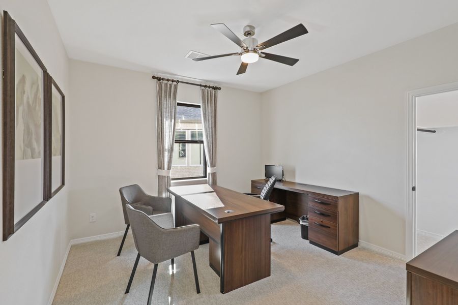 Furnished interior view inside a new home in Bridgeland 45', 50', 70', Cypress (Image 10).