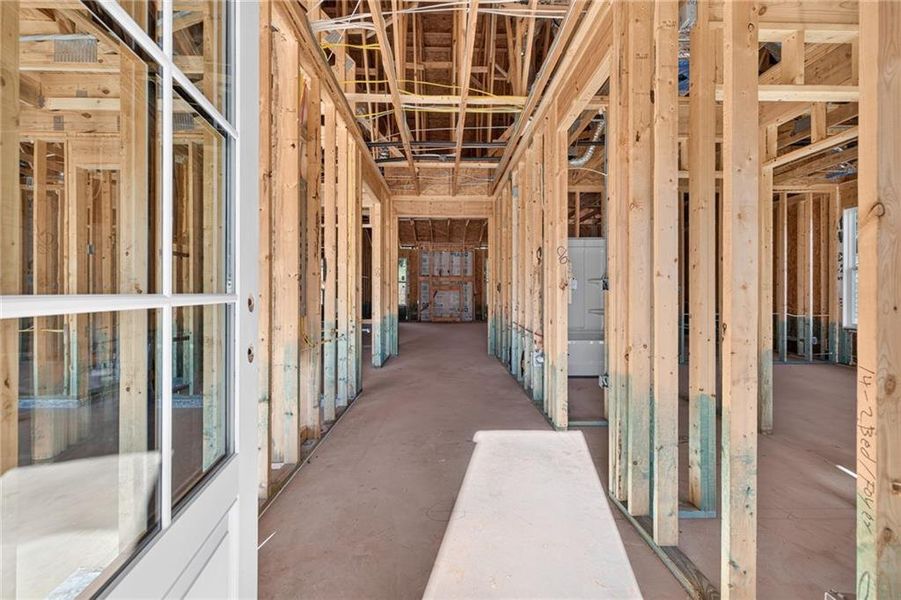 In-progress construction of a new home in , Athens, GA (Image 9).