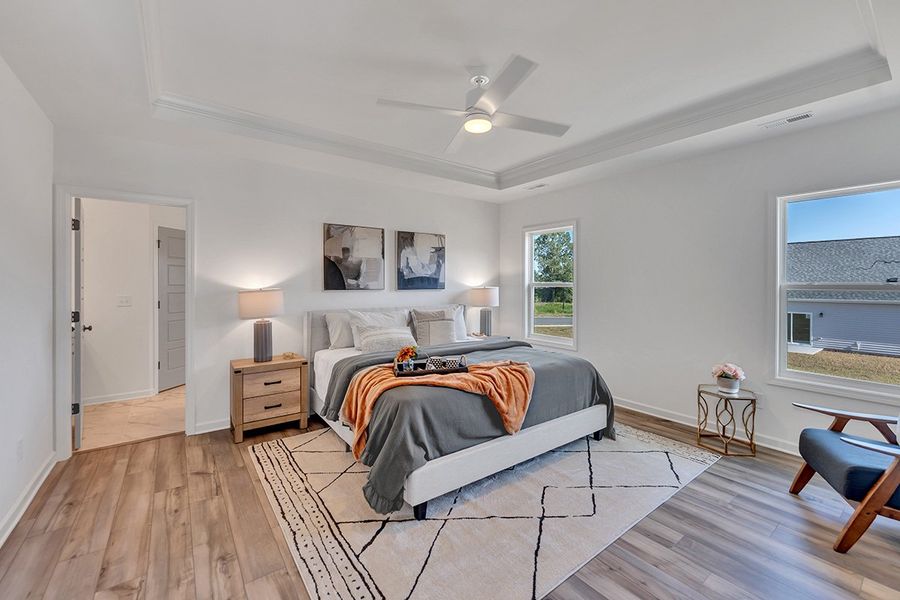 Representative furnished interior of a home built from the Blossom by Great Southern Homes in Oak Hollow, Longs (Image 21).