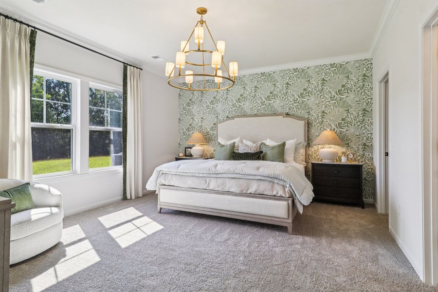 Representative furnished interior of a home built from the Briarwood II by Great Southern Homes in Bickley Station, Irmo (Image 18).