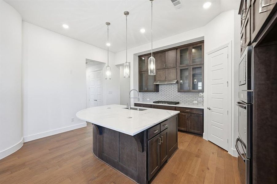 Furnished interior view inside a new home in Sandbrock Ranch, Aubrey (Image 4). Furnished interior view inside a new home in Sandbrock Ranch, Aubrey (Image 4).