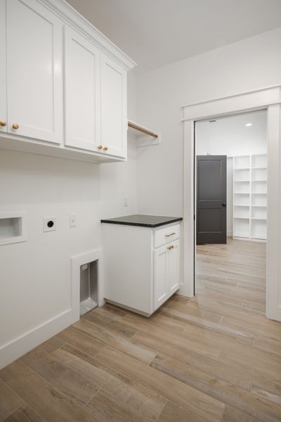 Furnished interior view inside a new home in Greens Prairie Reserve, College Station (Image 18).