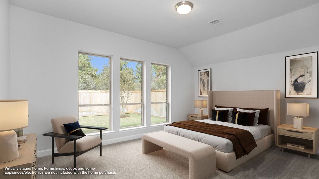 Furnished interior view inside a new home in Kresston 50', Montgomery (Image 4).