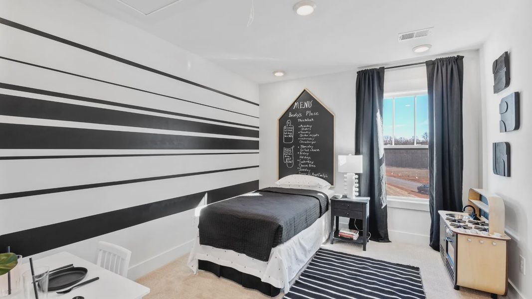 Bedroom of The Middleton Design by DRB Homes