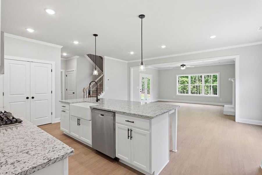 Furnished interior view inside a new home in , Covington (Image 7).