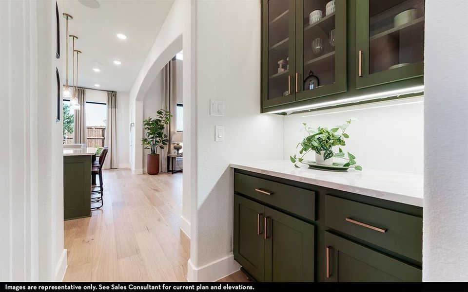 Furnished interior view inside a new home in Green Meadows, Celina (Image 23).