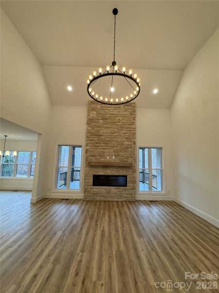 Spacious, unfurnished interior of a new home in , Hickory (Image 39).