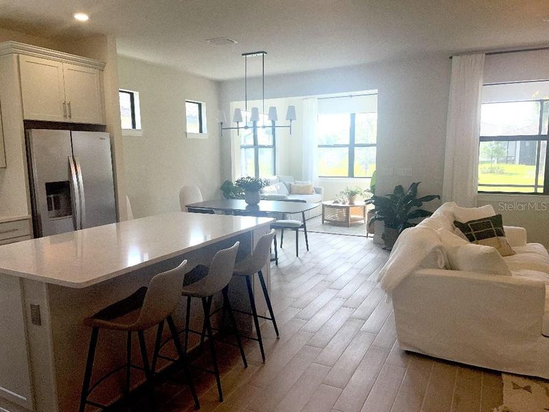 Furnished interior view inside a new home in Preserve at Waterway Village, Vero Beach (Image 13).