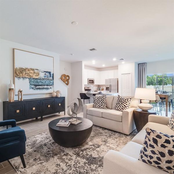 Furnished interior view inside a new home in , Ocala (Image 37).