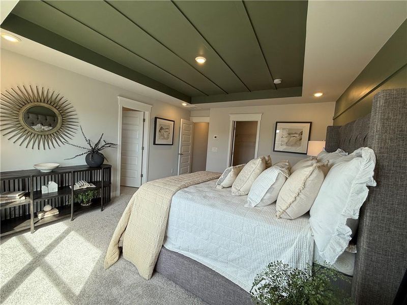 Furnished interior view inside a new home in The Towns at Auburn Station West, Auburn (Image 31).