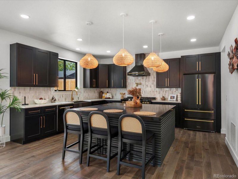 Furnished interior view inside a new home in , Denver (Image 35).