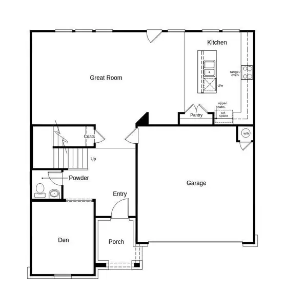 This floor plan features 3 bedrooms, 2 full bathrooms, 1 half bath, and over 2,400 square feet of living space.