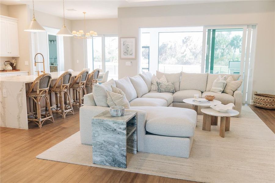 Furnished interior view inside a new home in , Nokomis (Image 17).