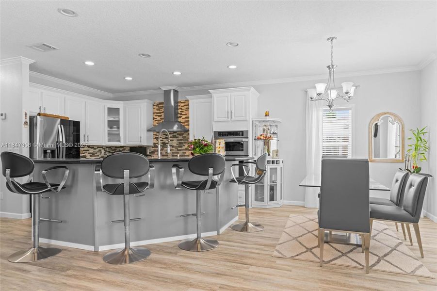 Furnished interior view inside a new home in , Davie (Image 4).