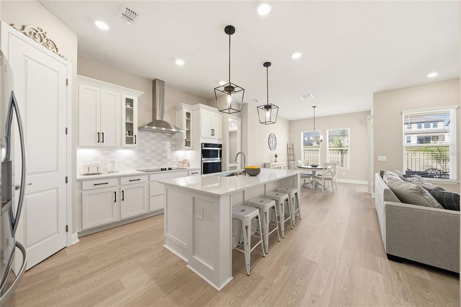 Furnished interior view inside a new home in Silverleaf Reserve, Winter Garden (Image 12).