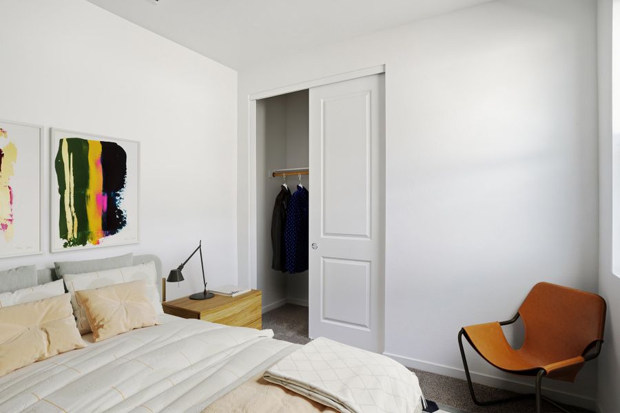 Furnished interior view inside a new home in Montana Vista - Highland, Buckeye (Image 16).