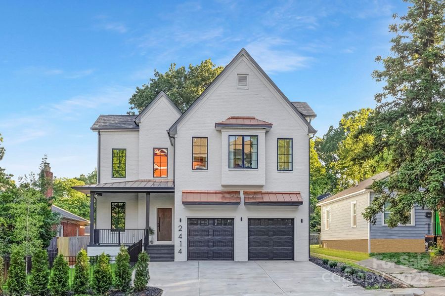 Front exterior of a new home in , Charlotte, NC, highlighting curb appeal (Image 25).