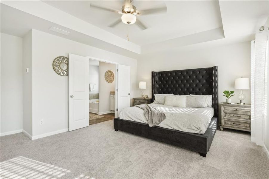 Furnished interior view inside a new home in Fairview Lake, Conyers (Image 6).