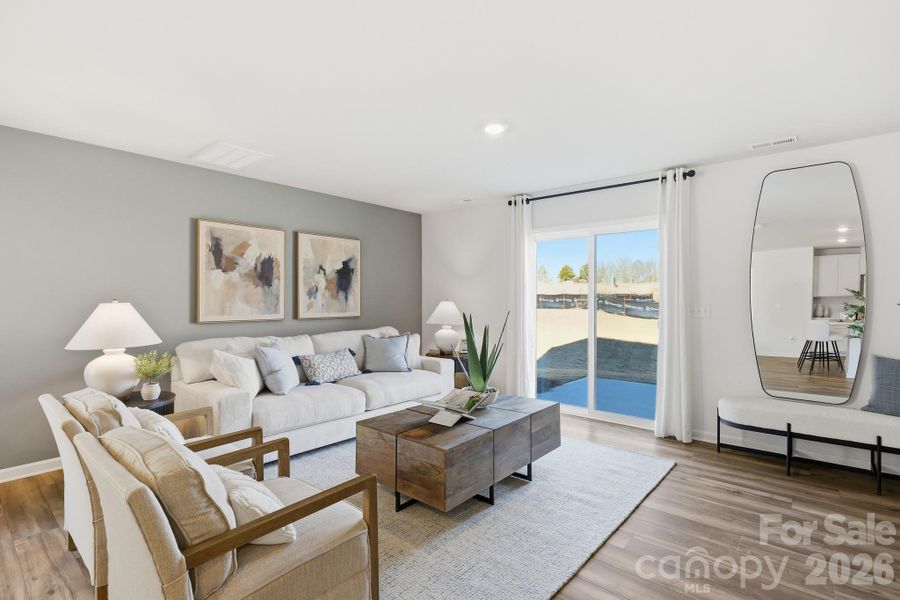 Representative photos of model home