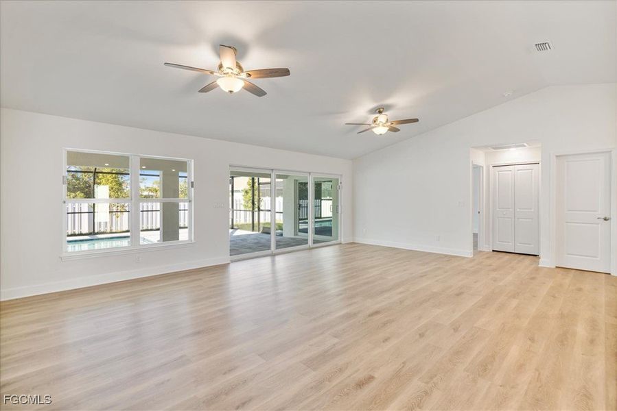 Spacious, unfurnished interior of a new home in Cape Coral, Cape Coral (Image 11). Spacious, unfurnished interior of a new home in Cape Coral, Cape Coral (Image 11).